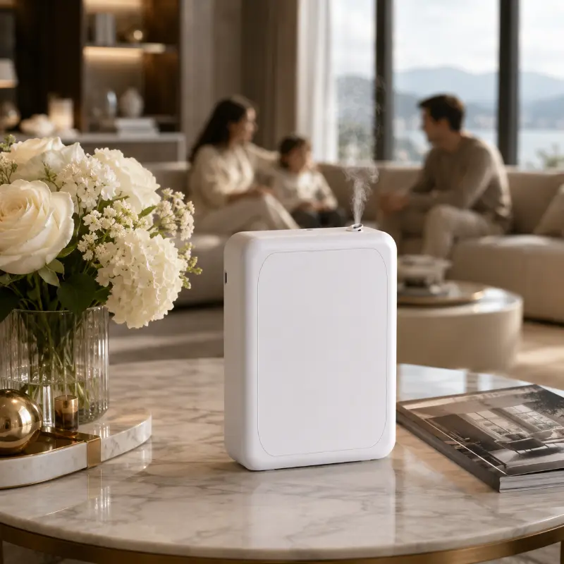 Aromatische diffuser met lift op batterijen