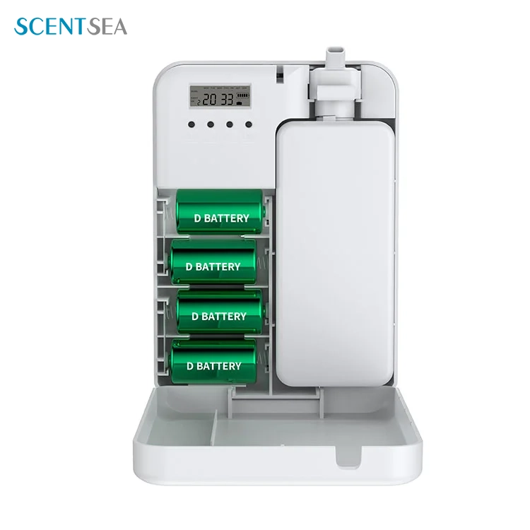 Batterijaangedreven liftgeurafgiftesysteem